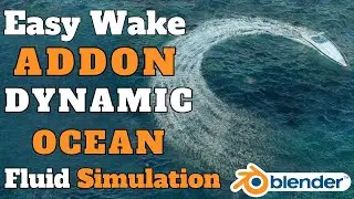 Easy Wake Blender Tutorial | Generate Next-Level Dynamic Oceans in Blender