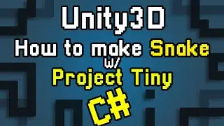 Unity3D Project Tiny C# SNAKE |Part 1| Input, movement, and screen wrapping