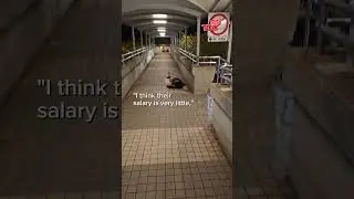 Individuals Seen Sleeping on Overhead Bridge Near Haw Par Villa, Raising Concerns About Wages