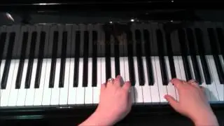 g natural minor scale, 2 octaves, piano