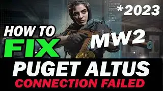 Puget altus mw2 #fix | Warzone #connection failed #puget altus error pc/ps4/ps5 | by borntoplaygames