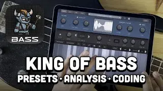 King of Bass by AudioKit Pro | Presets Demo, Analysis & PWM Coding