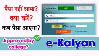 Ekalyan paisa kab aayega | E - Kalyan Not approved | Kab approve hoga 🔥 2024-25