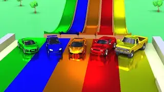 Learn Colors Together with Cars | Cartoon for children |  Garage