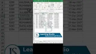 How to Move Data in Excel Sheet without Cut Paste Command