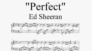 Ed Sheeran - "Perfect" (piano cover)
