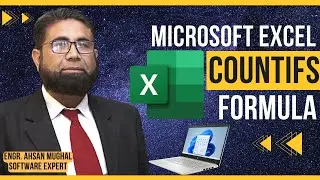 Countifs Formula Microsoft Excel, #ahsanmughal