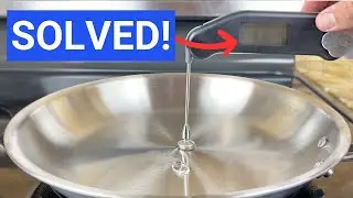 Steel Pans Become Non-Stick at THIS Temperature (Leidenfrost Effect Solved)