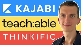 BEST Online COURSE Platform in 2023 - Thinkific vs Teachable vs Kajabi