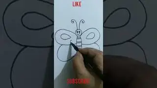 Butterfly 🦋 drawing//How to draw a butterfly 🦋 
