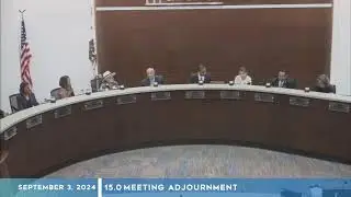 Board of Education Meeting --- September 3, 2024