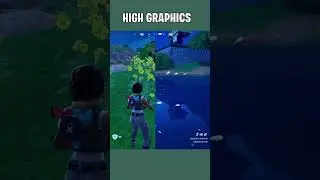 Fortnite graphics comparison p2  #fortnite