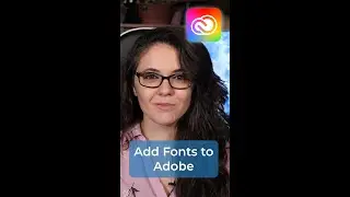 How to add fonts to Adobe CC quickly #Shorts