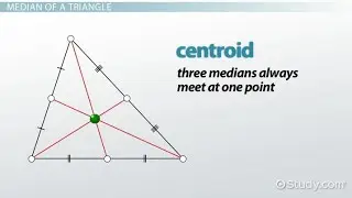 median of a triangle is concurrent with example