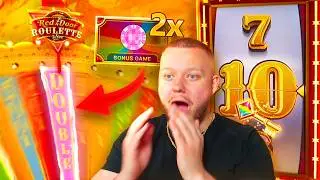 I TRIED THE FULL COVERAGE STRATEGY ON RED DOOR ROULETTE AND IT WORKED!? (BIG Win)