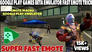 Google Play beta PC Macro Trick | free fire pc version fast emote macro 
