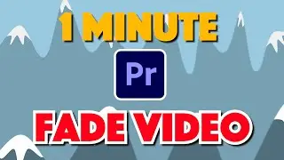 Premiere Pro : How to Fade Out Video