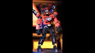 I Made Titan Speakerman From Lego And it's incredibly loud! 🤖📢