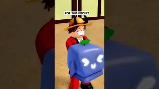 HE TRADED HIS ROCKET FOR A KITSUNE BECAUSE OF THIS...😨💀 #bloxfruits #roblox #robloxshorts