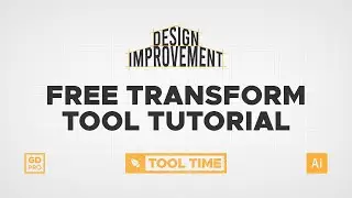 How the Free Transform Tool Works • Adobe Illustrator Tutorial