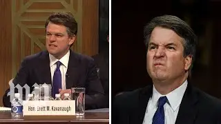 SNL vs. Reality | Brett Kavanaugh hearing vs. Matt Damon on SNL