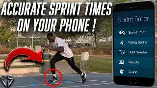 How To Time Sprints By Yourself ACCURATELY! | Sprint Timer - Photo Finish App Review