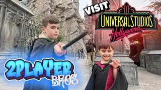 🕹🕹 2P Bros 🌈 🚀 Universal Studios 🛸 Hollywood California ☄️ 2023✨