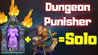 Axe Punisher Solo Insane Dungeon 8 | Castle Clash