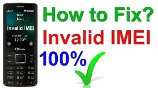 How to FIX invalid imei problem solution keypad mobile | MTK Invalid IMEI | SPD Invalid IMEI