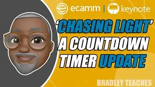 COUNTDOWN TIMER: How to make a customizable 'Chasing Light' countdown timer animation with keynote