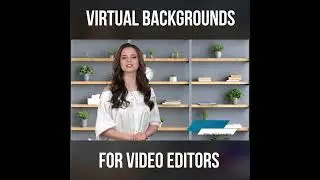 Floating Shelves HD / 4K Virtual Set for Video Editors