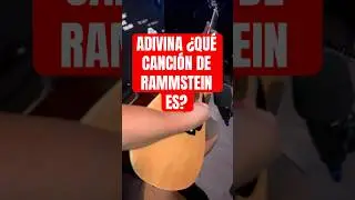 Rammstein Acústico - ¿sabes qué canción es? 