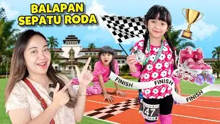 SAMANTHA LOMBA BALAPAN SEPATU RODA DAPET BANYAK MEDALI SAMPAI JATUH NANGIS KEJER 😱