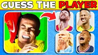 😭🤬🤢 Who is CRYING?  Guess INJURY, Body and Sad Moments of Football Player!! Messi, Ronaldo, Mbappe