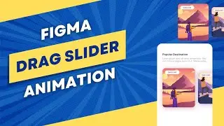 Figma Drag Card Animation | Figma drag slider