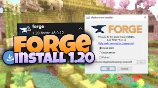 How to Download & Install Forge 1.20 in Minecraft 1.20