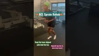 ACL Sprain Rehab: Hip Stability #shorts