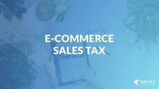 E-commerce Sales Tax