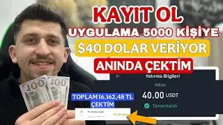 KAYIT OL $40 DOLAR ALDIM - İnternetten Para Kazanma 2025 (ÖDEME KANITLI)