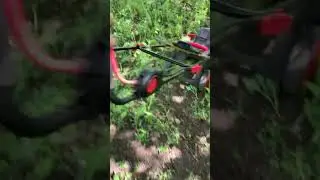 Когда надоело вытряхивать травосборник 😂