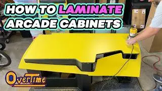 How to Laminate an Arcade Cabinet ✅ Formica + reproduction side art 😙🤌 Q*bert restoration part 6