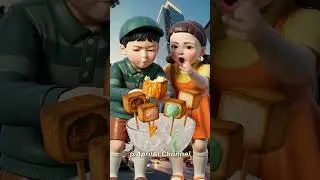 Squid Game AI Korean Ice Cream ASMR 