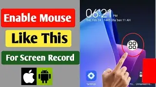 Show Mouse Pointer on Android and iPhone for screen records