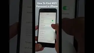 How To Find WIFI Password in iPhone