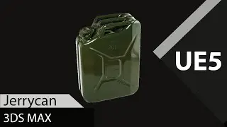 Jerrycan -  3ds Max #Unrealengine5 #3dsmax #gamedevelopement