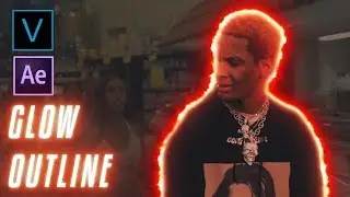 How To Glow/Burn Outline Effect (Music Video Effect)