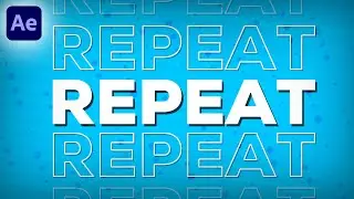 How to repeat objects in After Effects [TUTORIAL]
