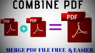 Merge and combine PDF -  how to merge two or more pdf file into one hindi