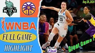 New York Liberty vs Los Angeles Sparks [FULL GAME Highlights] | Aug 28,2024 | WNBA 2024 Season