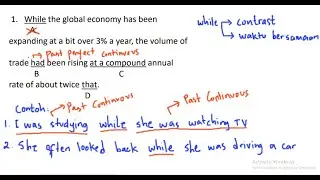 Grammar TOEFL Cara Jawab Soal ttg "while" pada Soal Error Recognition